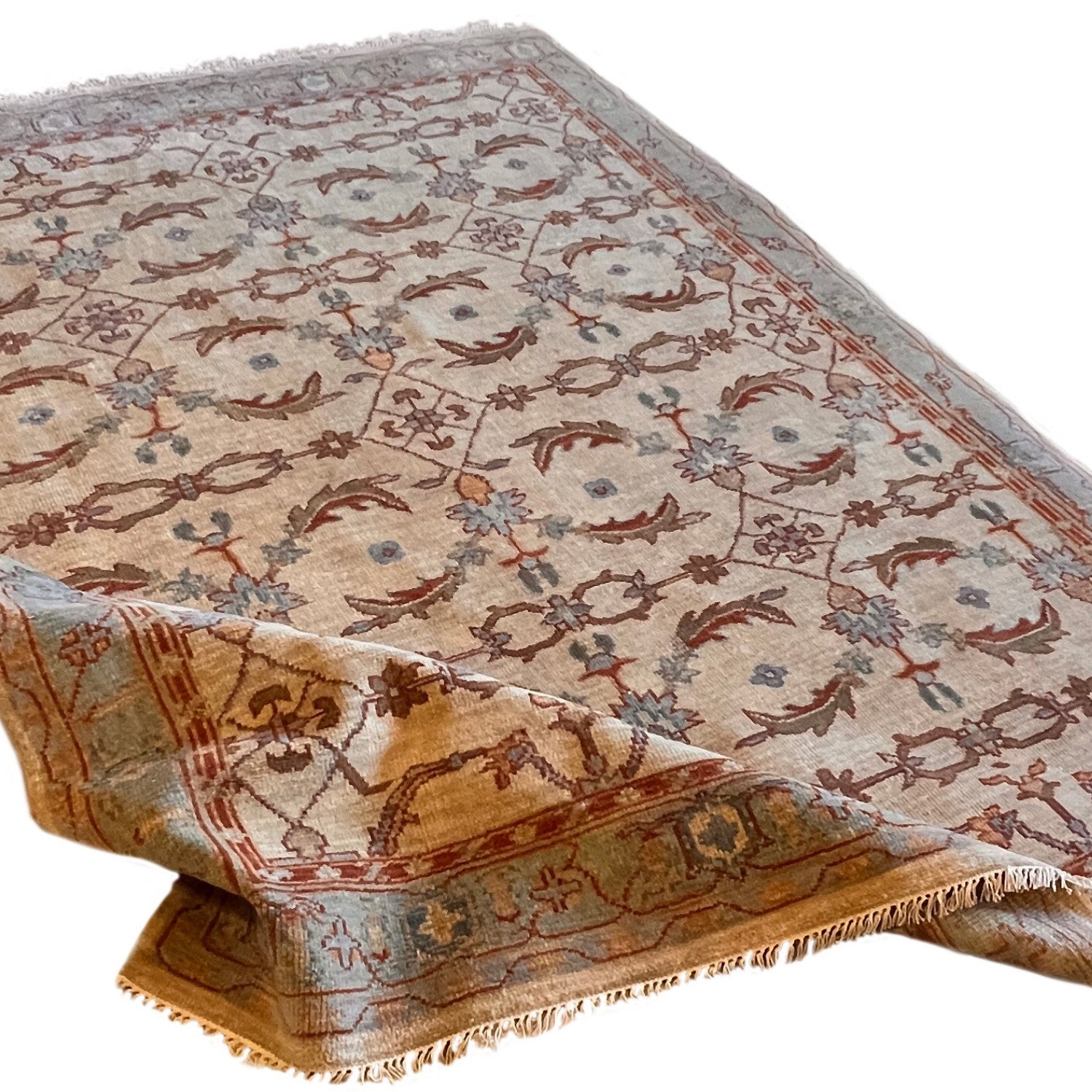 Kirman Red, Blue & Gold Traditional Rug | Fine Rugs of Charleston